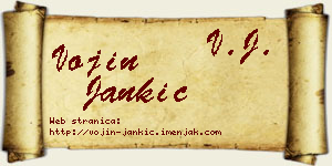 Vojin Jankić vizit kartica